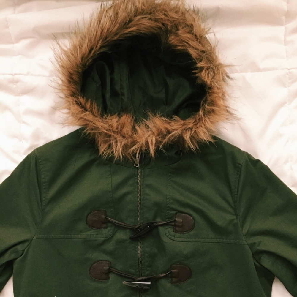 Long Green Parka - Picture 2 of 6